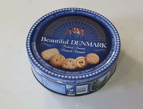 Danish butter cookies tin as per photos