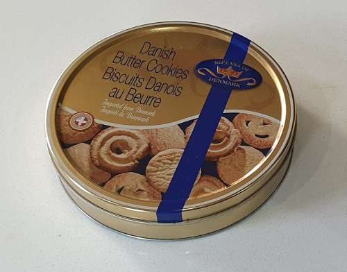 Danish butter cookies tin as per photos