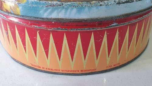 WESTON`S 2 lbs biscuits tin, Springs, Transvaal, as per photo