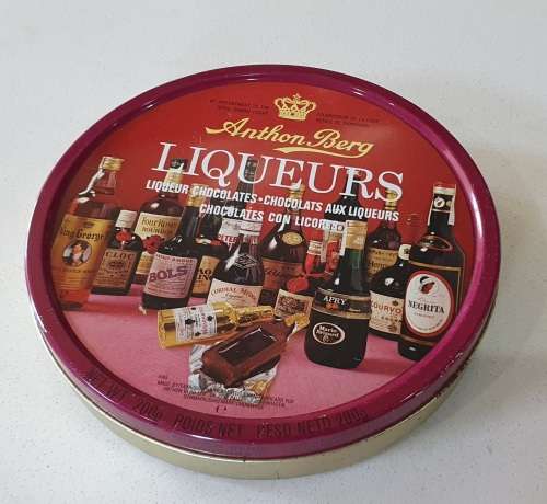Anthon Berg liqueurs tin as per photos