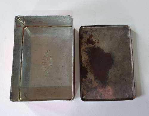 BAUMANN`s 1 kg biscuits tin as per photos