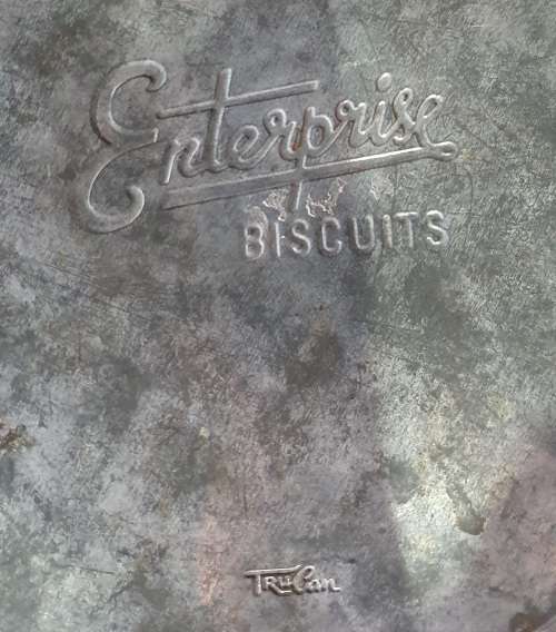 ENTERPRISE biscuits tin as per photos