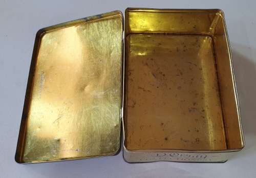 D`Orsay confectionery biscuits tin with Cosmos flowers in the Eastern Free State as per photos