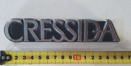 TOYOTA CRESSIDA plastic car badge as per photo