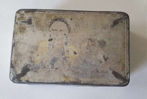 OLD Mazawattee tea tin as per photos