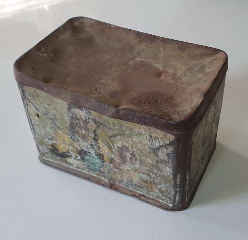 OLD Mazawattee tea tin as per photos