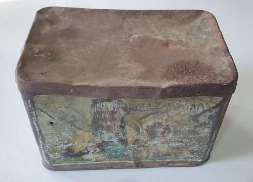 OLD Mazawattee tea tin as per photos