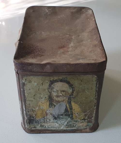 OLD Mazawattee tea tin as per photos