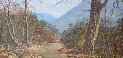 Original oil painting by ARTHUR KLEU as per photos