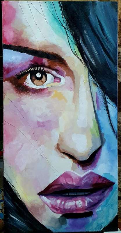 Original acrylic painting as per photos