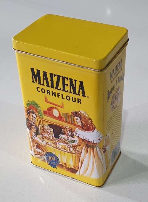 Maizena cornflour tin as per photos