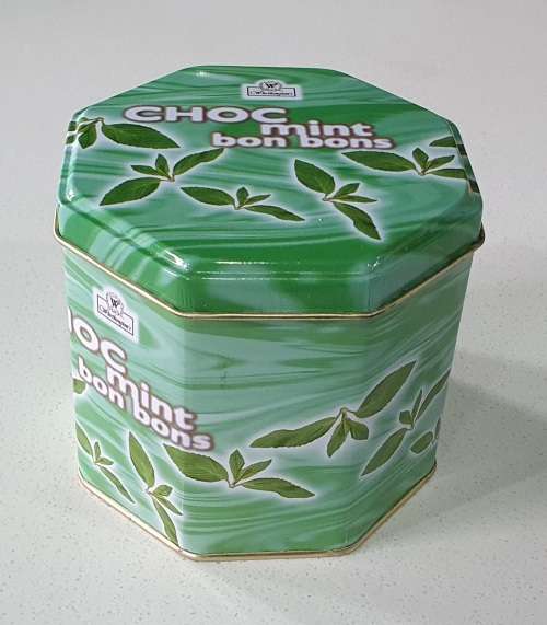 Choc mint bon bons tin as per photos