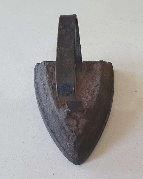 Vintage cast iron, coal stove clothing Sad Iron as per photo