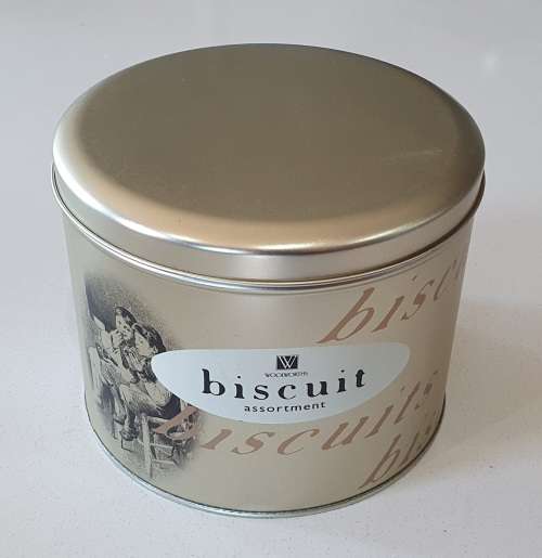 Woolworths biscuit tin as per photos