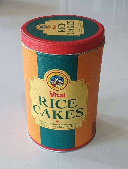 Vital rice cakes tin as per photos