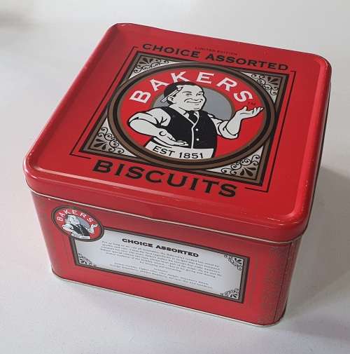 Large Bakers choice assorted tin as per photos