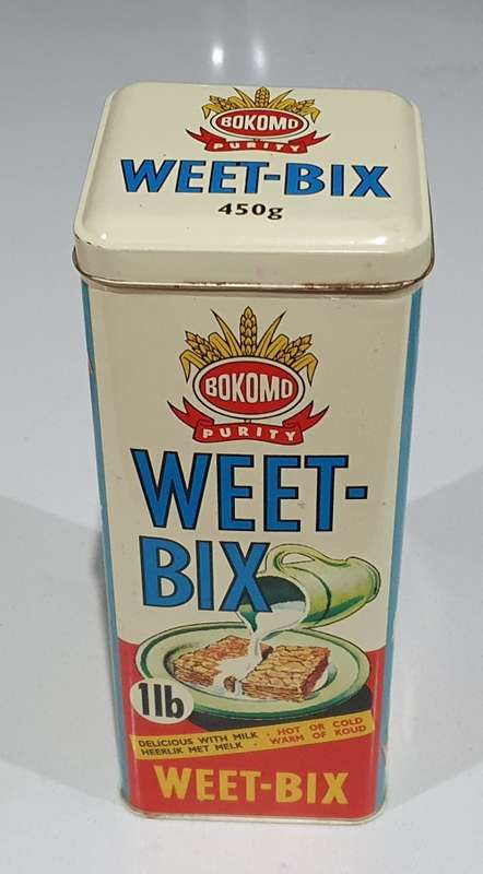 WEET-BIX tin as per photos