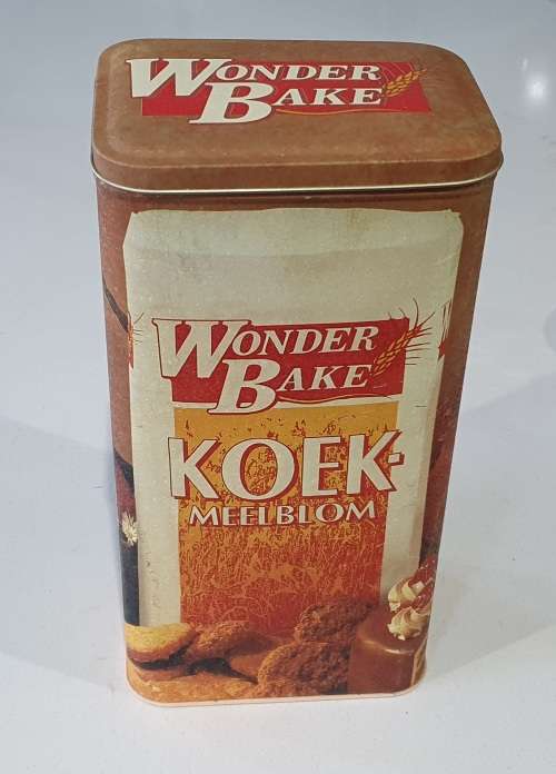 Wonder Bake Cake flour tin as per photos
