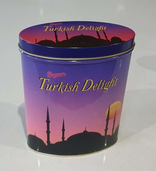 Beacon Turkish delight tin as per photos