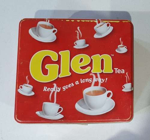 Glen tea tin as per photos