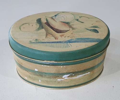 Beach theme tin as per photos