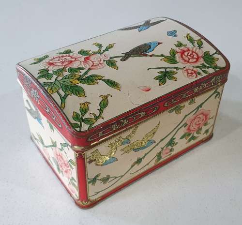 Bird and flower theme tin form Holland as per photos