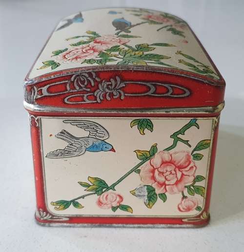 Bird and flower theme tin form Holland as per photos