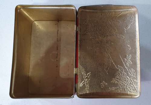 Bird and flower theme tin form Holland as per photos