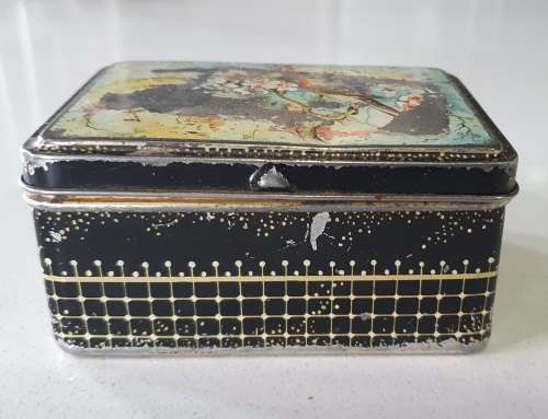 Bird and flower theme tin form Holland as per photos