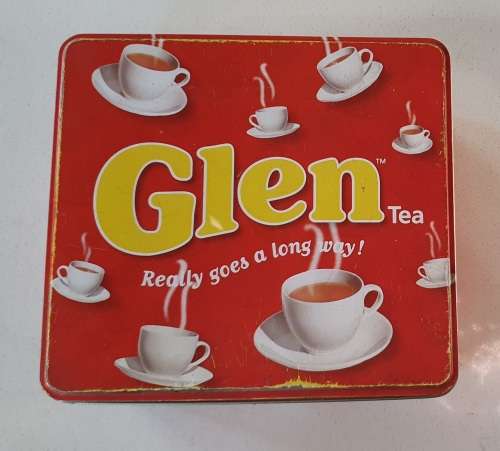 Glen tea tin as per photos