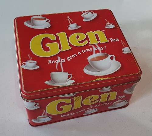 Glen tea tin as per photos