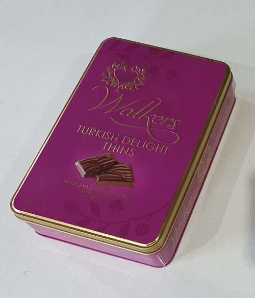Walkers Turkish Delight tin as per photos