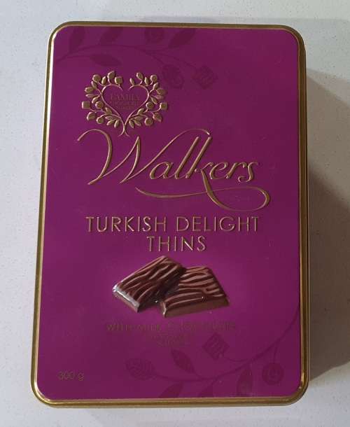 Walkers Turkish Delight tin as per photos