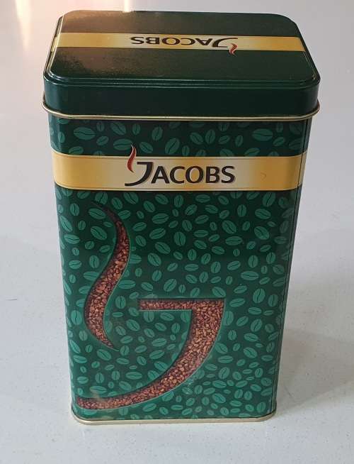 Jacobs coffee tin as per photos