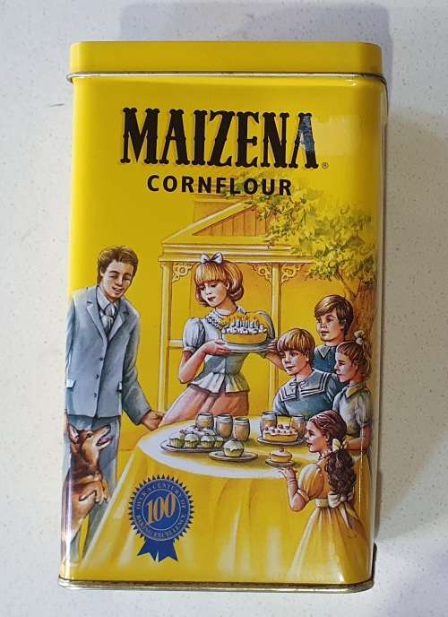Maizena cornflour tin as per photos