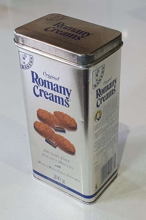 Romany creams tin as per photos