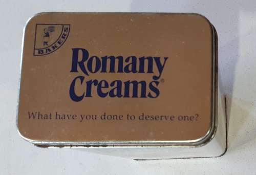 Romany creams tin as per photos