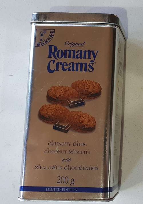 Romany creams tin as per photos