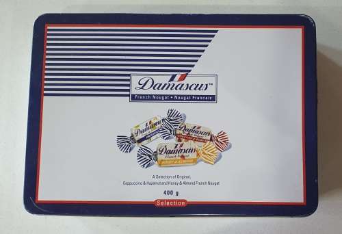 Damascus Nougat tin as per photos