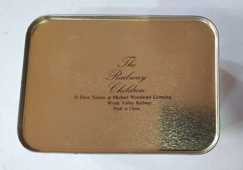 Railway children tin as per photos