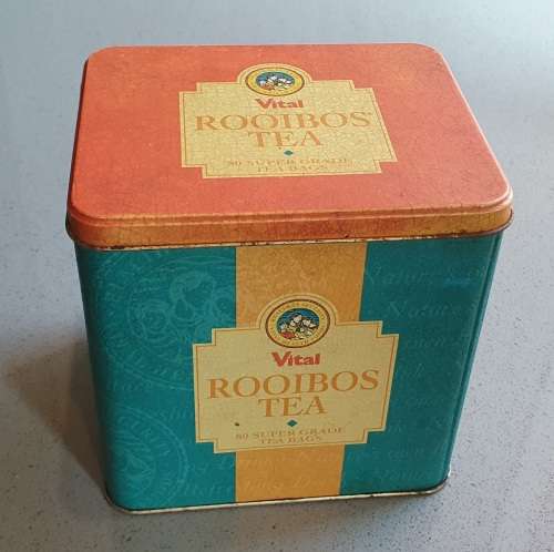 Vital rooibos tea tin as per photos