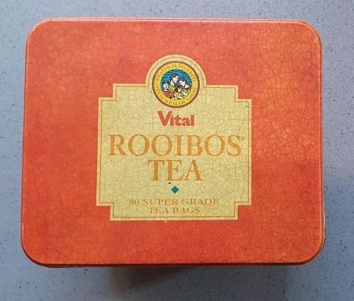 Vital rooibos tea tin as per photos