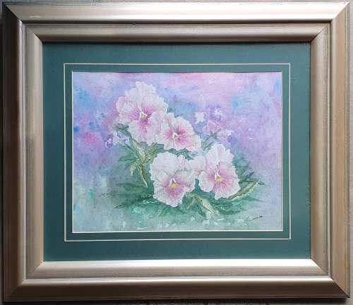 Original framed watercolour painting by Connie de Lange as per photo