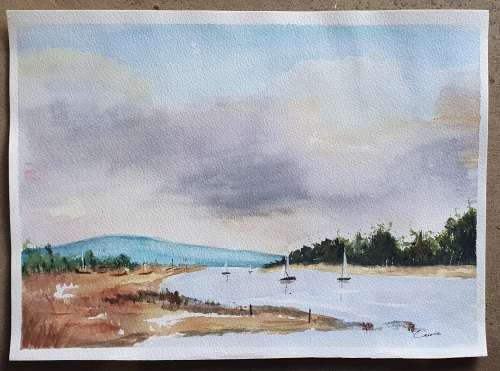 Original unframed watercolour painting by Connie de Lange