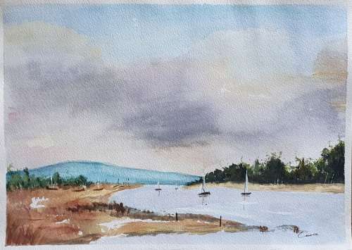Original unframed watercolour painting by Connie de Lange