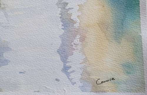 Original unframed watercolour painting by Connie de Lange