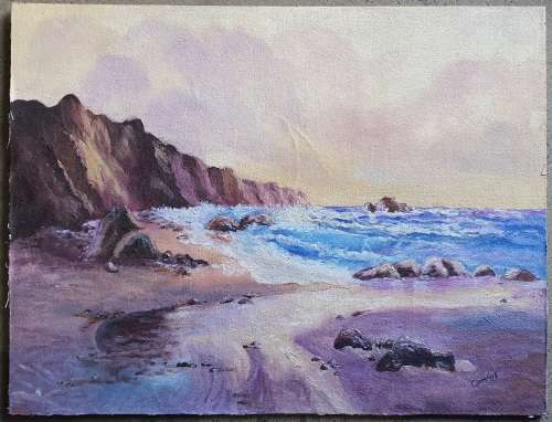 Original unframed oil painting by Connie de Lange