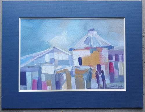 Original unframed acrylic  painting by Gerrit van Schouwenburg as per photos