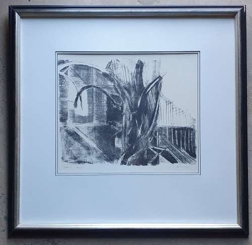 Original framed litho 1/4 `boom` by Gerrit van Schouwenburg as per photos