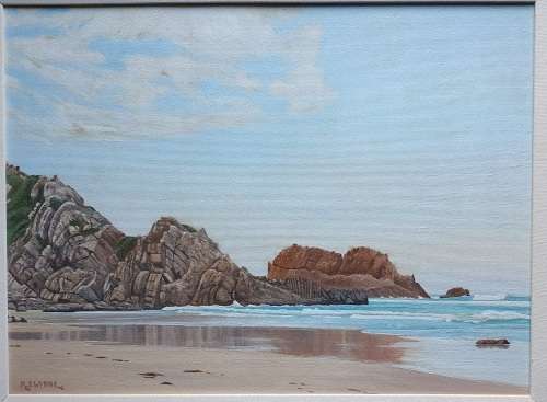 Original framed oil painting by R.S. Wynne as per photos